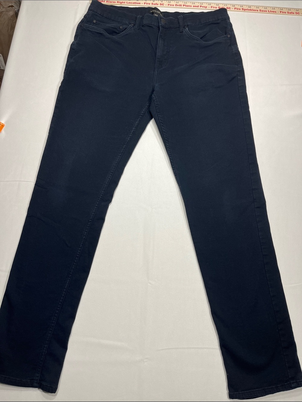 Banana Republic Men’s 34x34 Navy Stretch 5 Pocket Pants Cotton Spandex Casual